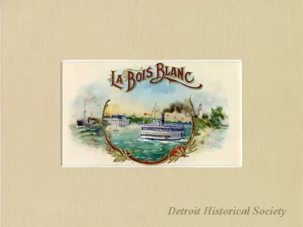 Drawing - La Bois Blanc