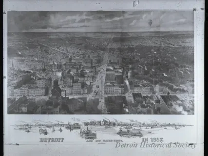Negative, Film - Detroit and Its Water-Front, in 1887.