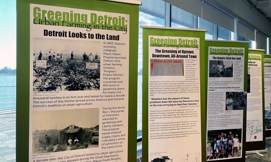 Greening Detroit close-up