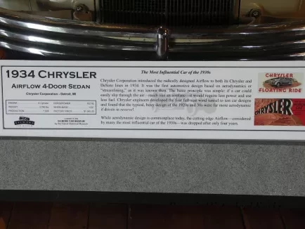 Automobile - 1934 Chrysler Airflow 4-Door Sedan