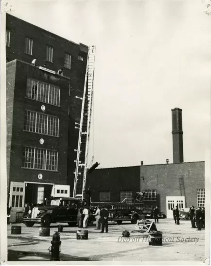 Print, Photographic - Detroit Fire Department Training School