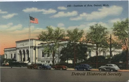 Postcard - Institute of Arts, Detroit, Mich. - Institute of Arts, Detroit, Mich.
