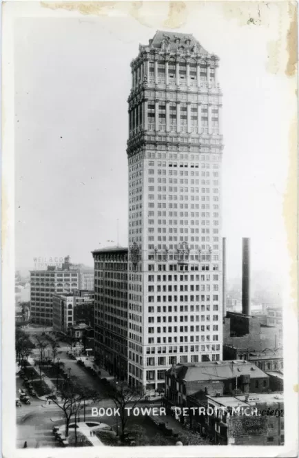 Postcard, Picture - Book Tower Detroit, Mich. - Book Tower Detroit, Mich.