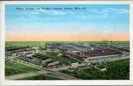 Postcard - Wilson Foundry and Machine Company, Pontiac, Mich.