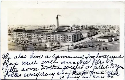 Postcard - Yale Woolen Mills - Factory