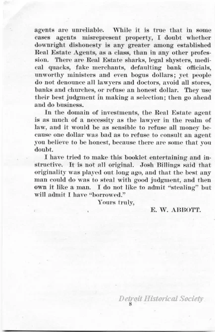 Booklet