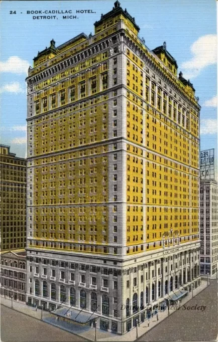 Postcard - Book-Cadillac Hotel, Detroit, Mich.