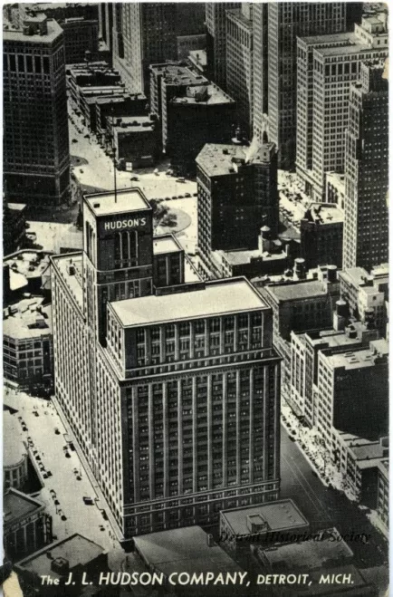Postcard - The J.L. Hudson Company, Detroit, Mich.