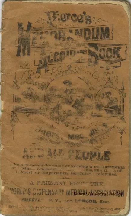 Booklet - Pierce's Memorandum Account Book