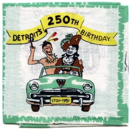 Handkerchief - Detroit's 250th Birthday