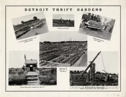 Report, Annual - Annual Report of the Detroit and Wayne County Thrift Gardens for the Year 1935