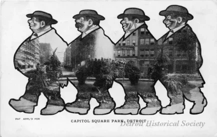 Postcard - Capitol Square Park, Detroit