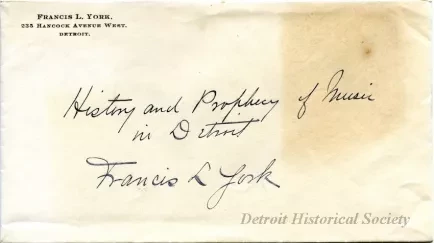 Envelope - History and Prophecy of Music in Detroit