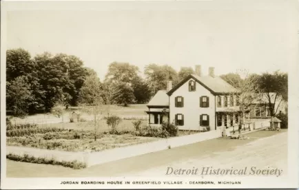 Postcard - Jordan Boarding House in Greenfield Village - Dearborn, Michigan