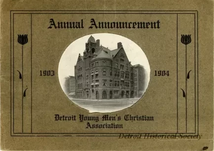 Booklet - Annual Announcement, 1903-1904, Detroit Young Men's Christian Association