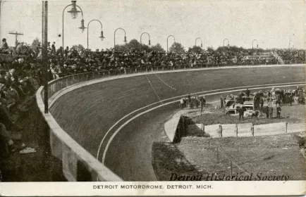 Postcard - Detroit Motordrome, Detroit, Mich.