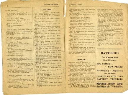 Newsletter - Detroit Radio News, Vol. 1, No. 4
