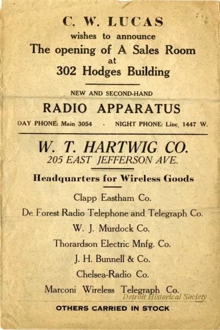 Newsletter - Detroit Radio News, Vol. 1, No. 4