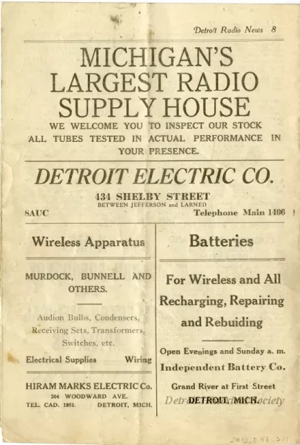 Newsletter - Detroit Radio News, Vol. 2, No. 3-4