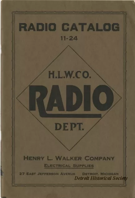 Catalog - H.L.W. Co. Radio Dept. Radio Catalog 11-24