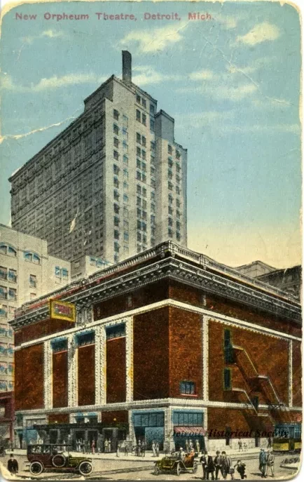Postcard - New Orpheum Theatre, Detroit, Mich.