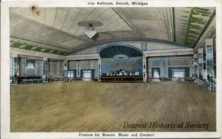 Postcard - Pier Ballroom, Detroit, Michigan