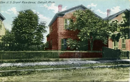 Postcard - Gen. U.S. Grant Residence, Detroit, Mich.