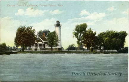Postcard - Grosse Pointe Lighthouse, Grosse Pointe, Mich.