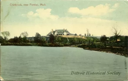 Postcard - Cranbrook, near Pontiac, Mich.