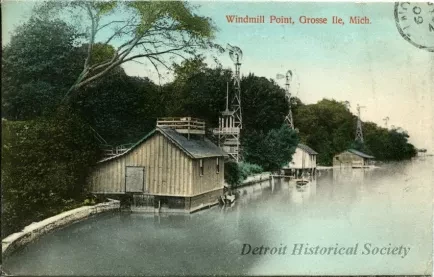 Postcard - Windmill Point, Grosse Ile, Mich.