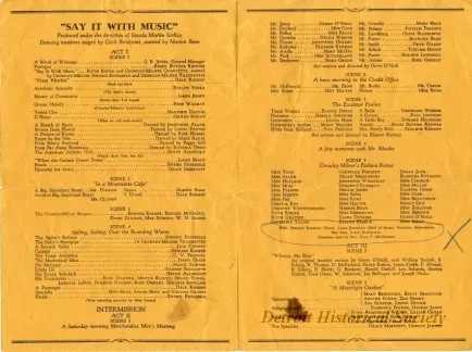 Program, Theater