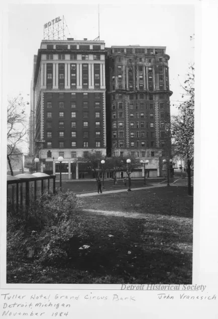 Print, Photographic - Tuller Hotel, Grand Circus Park