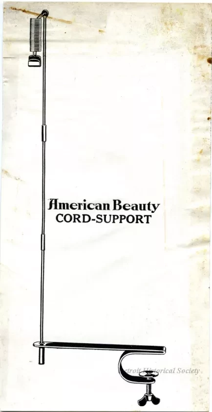 Brochure - a. American Beauty Adjustable-Automatic Electric Iron
b. American Beauty Cord-Support