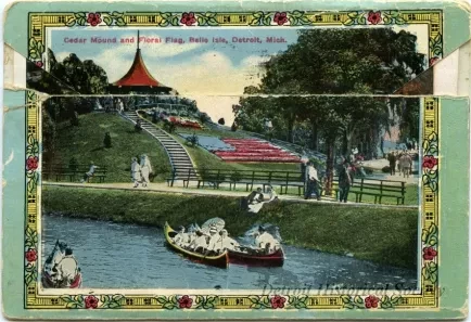 Post Folder - Souvenir Folder of Detroit, Mich.