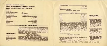 Program, Theater