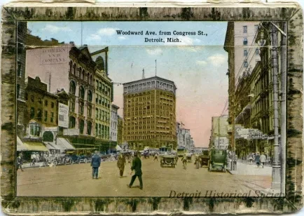 Post Folder - Folding View Book of Detroit, Mich.
