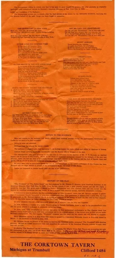 Program, Theater