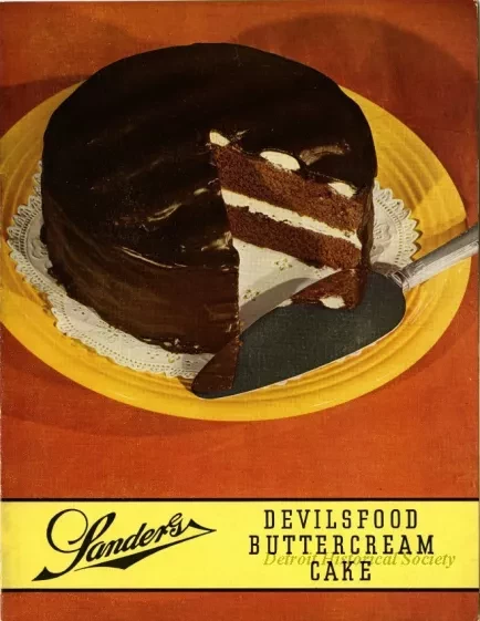 Menu - Sanders Devilsfood Buttercream Cake