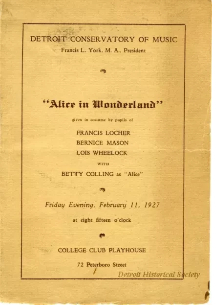 Program, Theater