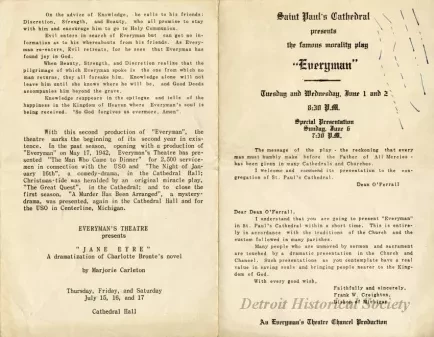 Program, Theater
