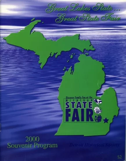 Program - 2000 Michigan State Fair Souvenir Program