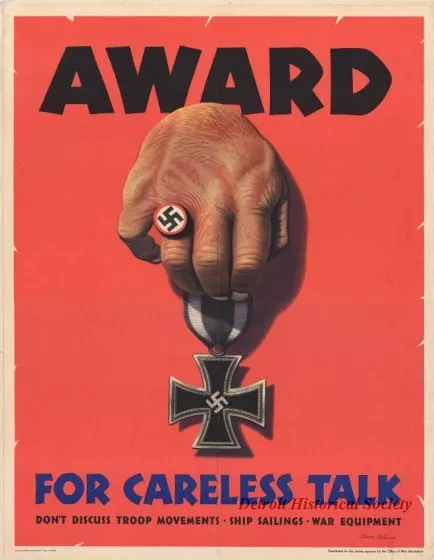 Poster - Award For Careless Talk