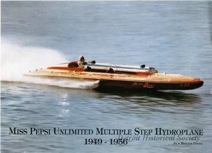 Poster - MISS PEPSI Unlimited Multiple Step Hydroplane, 1949-1956