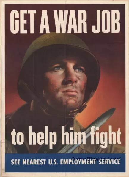 Poster - Get A War Job
to Help Him Fight