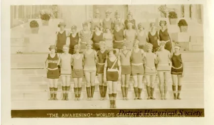 Postcard - "The Awakening"--World's Greatest Outdoor Spectacle