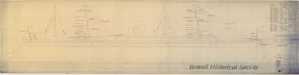 Blueprint - Rigging Plan
[Hull No. 311, SS City of Midland]