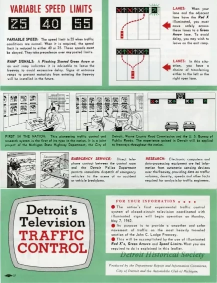 Pamphlet - Detroit's Television Traffic Control