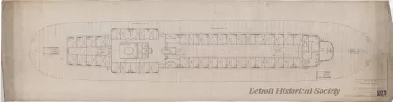 Drawing, Technical - Joiner Plan, 
Promenade Deck