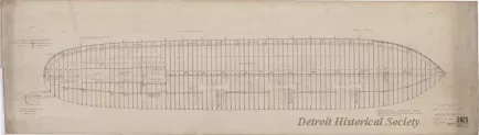 Drawing, Technical - Cabin Deck,
Beam and Plating Plan