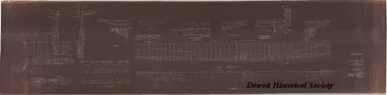 Blueprint - Aircraft Training Vessel, IX-64 (Ex. Seeandbee),
Flight Deck Structure